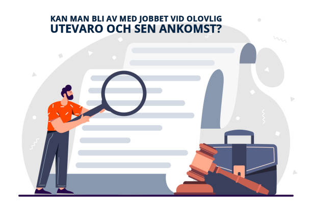 Kan man bli av med jobbet vid olovlig utevaro och sen ankomst?