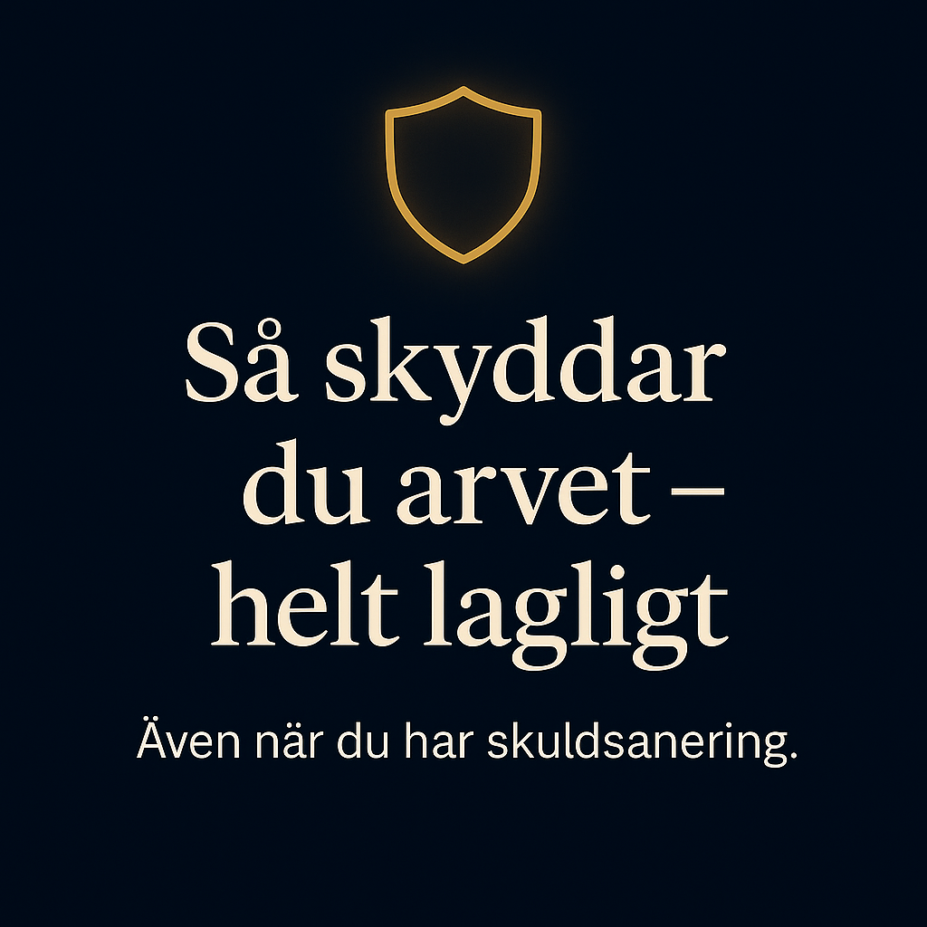 Får man avstå arv när man har skuldsanering? Här är den korrekta och uppdaterade sanningen 2025