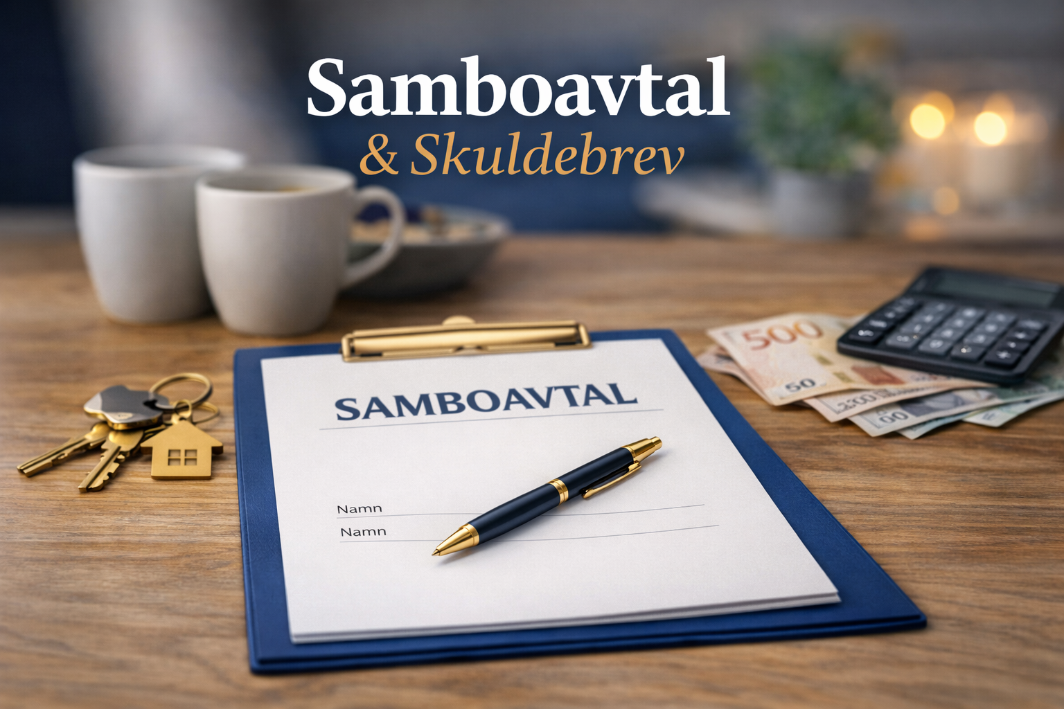 Samboavtal & skuldebrev: Undvik de 3 dyraste misstagen (Guide 2026)