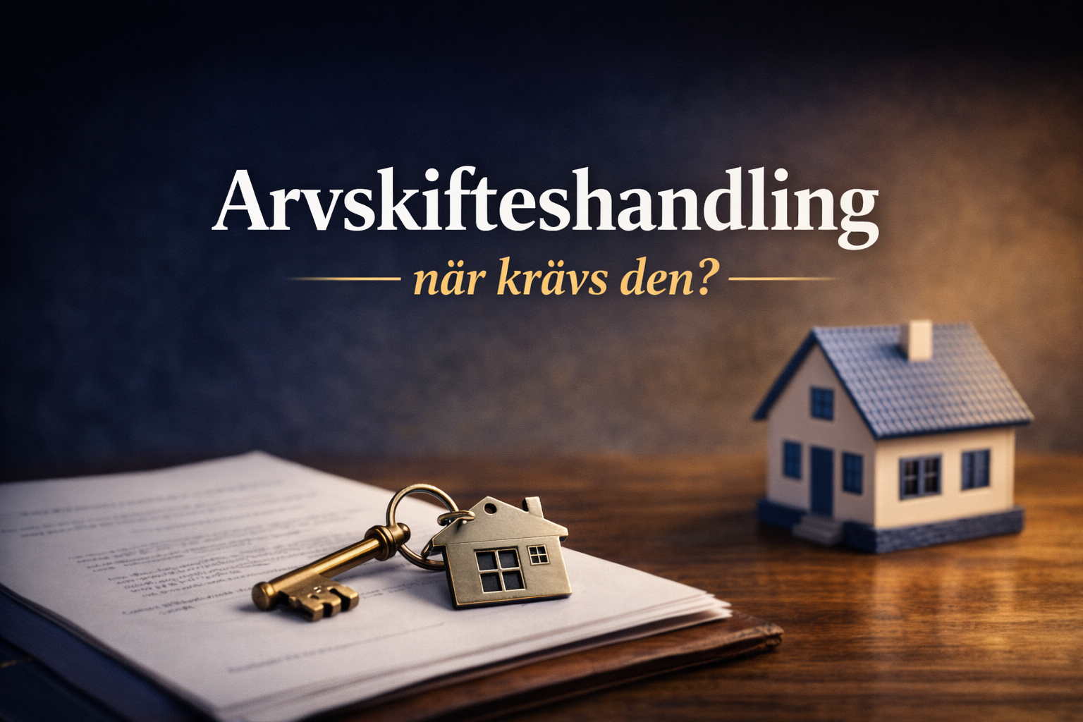 Arvskifteshandling: när krävs den för lagfart och bankärenden?